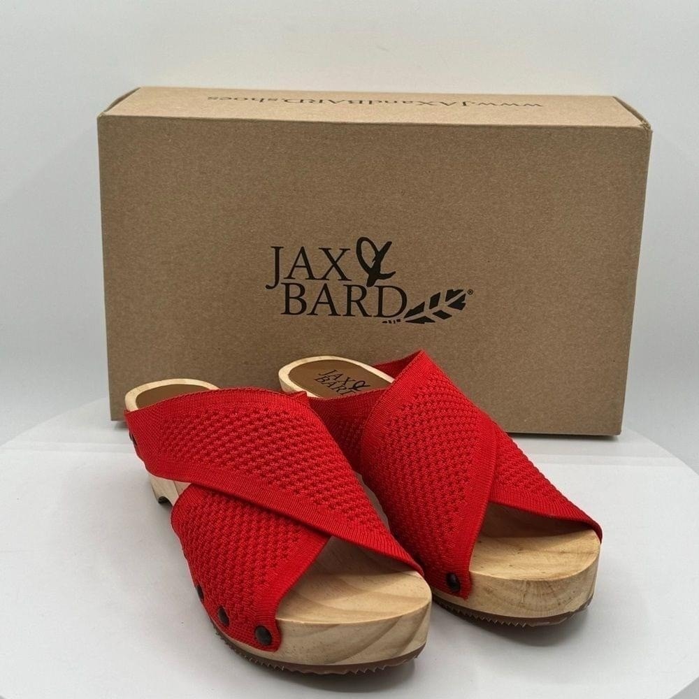 JAX & BARD Libby Hill Sandals Color Red Ember Size EU 37/US 6.5-7 NEW MSRP $150